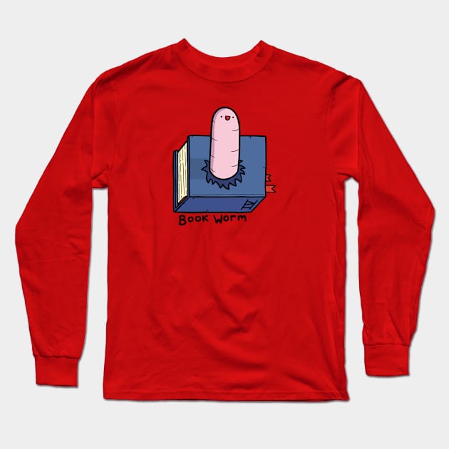 Book Worm Long Sleeve T-Shirt by timbo